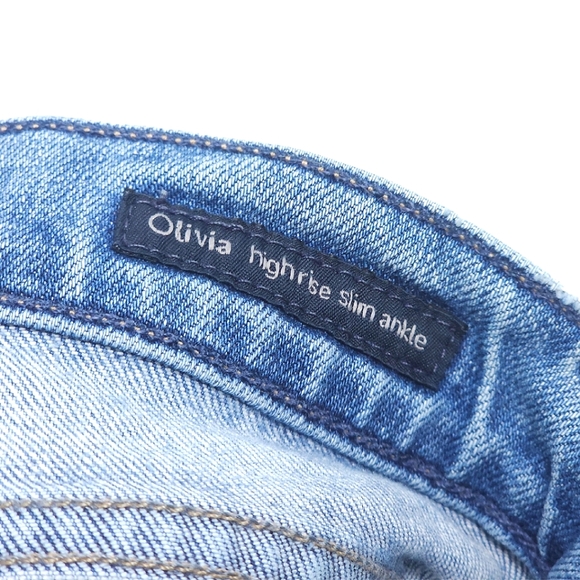 Citizens Of Humanity Olivia High Rise Slim Ankle in Backroad Light Indigo Size 6 - Picture 7 of 16